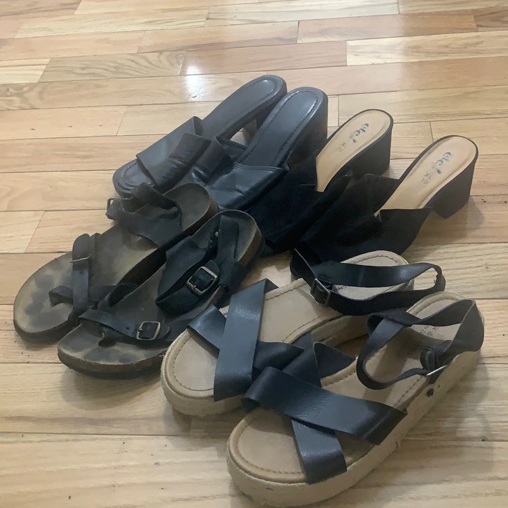 - DONATING NEXT WEEK! Worn heels and sandals DONATING IN 2 WEEKS